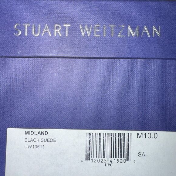 Stuart Weitzman Midland Suede Over The Knee Boot - Black 10 - Picture 14 of 14